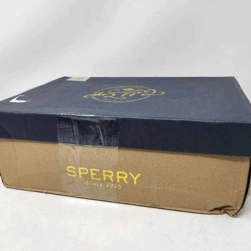Men's 8 Sperry Gold Cup Authentic Original 2-eye boat shoes soft tan leather